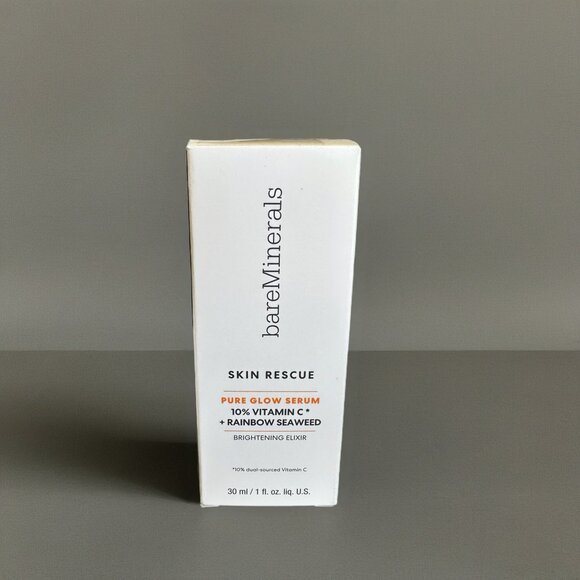 bareMinerals Skin Rescue Pure Glow Serum – 10% Vitamin C + Rainbow Seaweed - Picture 1 of 10